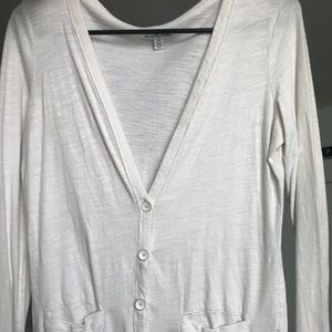 American Eagle ivory cardigan small